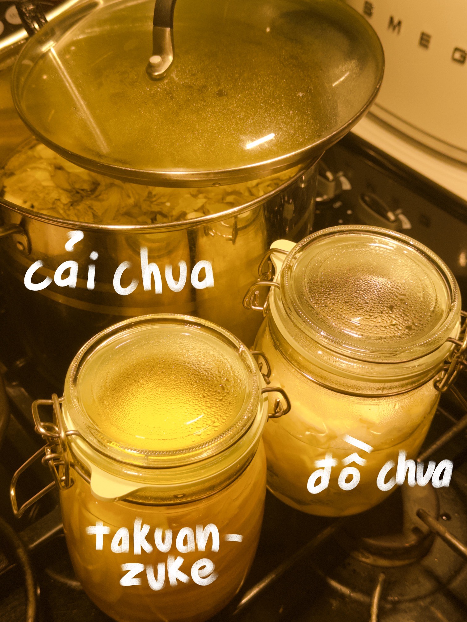 Different pickles Photo courtesy of Emma Nguyen